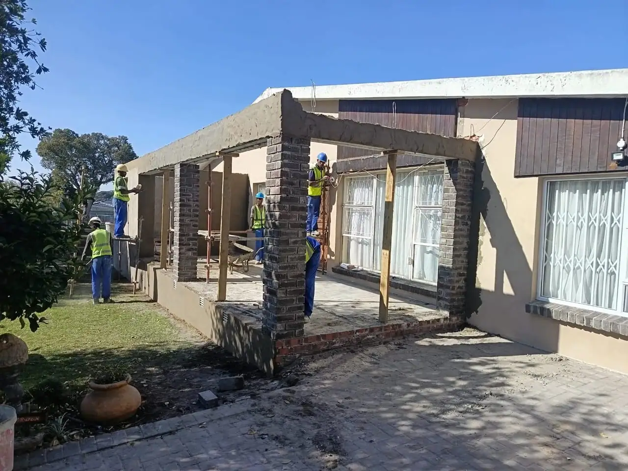House Addition & Stoep Construction — RS Contractors project